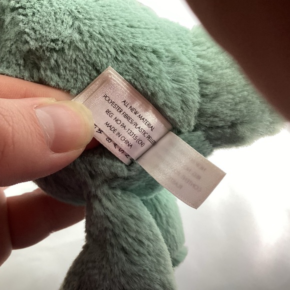 Jellycat Plush Small Bashful Dragon Light Green Sage Soft Toy 8” Stuffed Animal - Picture 10 of 13